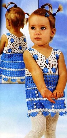 Модели вязаной одежды для девочек X_1176e4df